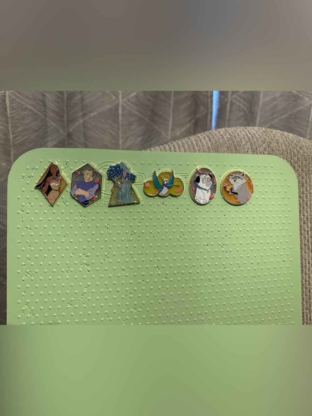 Disney Pocahontas Stained Glass Blind Box Pin BoxLunch Complete Set Of 6 Pins